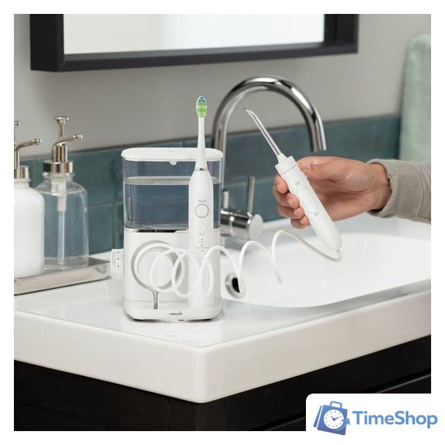 Электрическая зубная щетка и ирригатор Waterpik CC-04 (белый) - Изображение №13 — Интернет-магазин Time-Shop