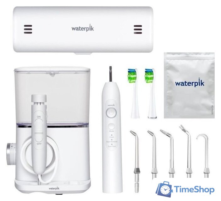 Электрическая зубная щетка и ирригатор Waterpik CC-04 (белый) - Изображение №2 — Интернет-магазин Time-Shop