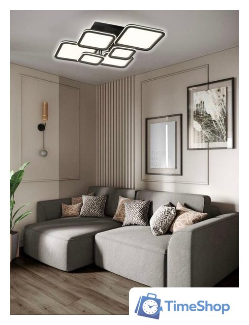 Припотолочная люстра Aitin Pro N9304/6 (белый) - Изображение №6 — Интернет-магазин Time-Shop