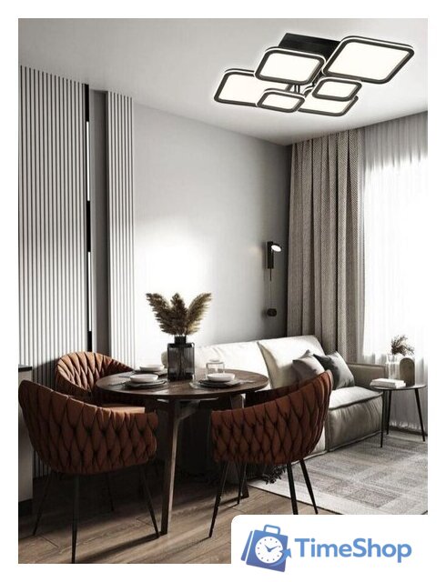 Припотолочная люстра Aitin Pro N9304/6 (белый) - Изображение №8 — Интернет-магазин Time-Shop