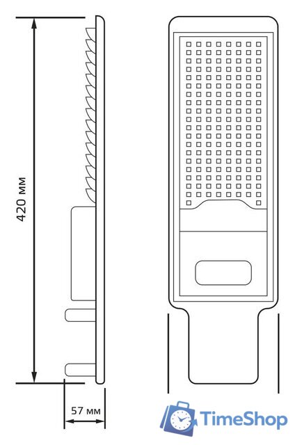 Уличный прожектор Gauss Avenue 629536320 - Изображение №3 — Интернет-магазин Time-Shop