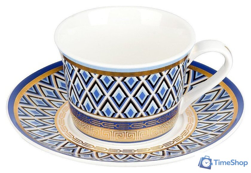 Кружка Nouvelle Golden Blue 0200180 - Изображение №2 — Интернет-магазин Time-Shop