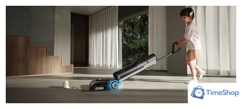 Вертикальный моющий пылесос Dreame H15 Pro Wet and Dry Vacuum Cleaner HHR46A (евровилка) - Изображение №7 — Интернет-магазин Time-Shop