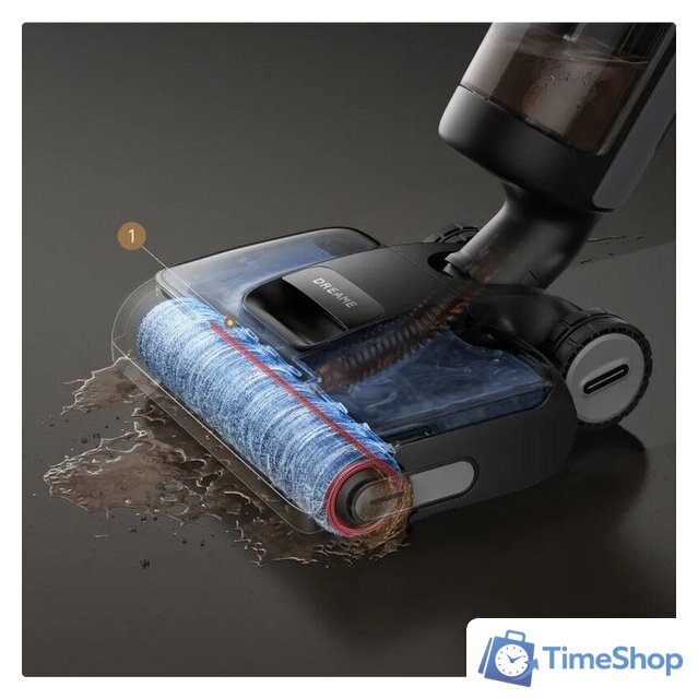 Вертикальный моющий пылесос Dreame H15 Pro Wet and Dry Vacuum Cleaner HHR46A (евровилка) - Изображение №6 — Интернет-магазин Time-Shop