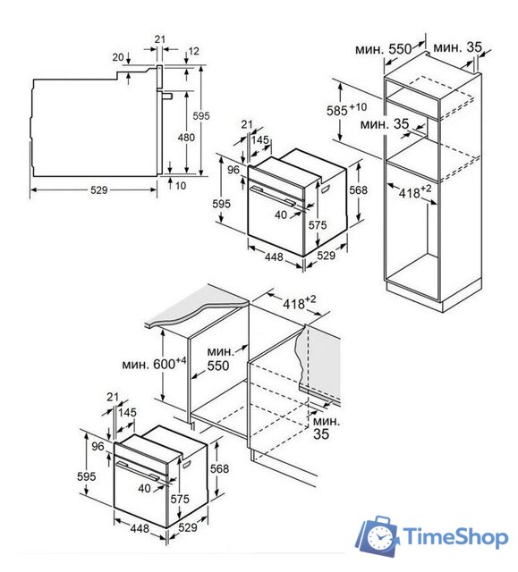 Электрический духовой шкаф MAUNFELD EOEM.519B - Изображение №32 — Интернет-магазин Time-Shop