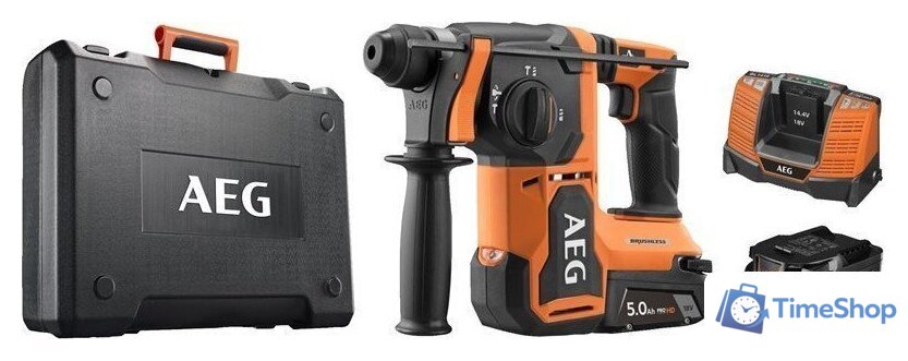 Перфоратор AEG Powertools BBH 18BL2-0 4935480697 (без АКБ) - Изображение №2 — Интернет-магазин Time-Shop