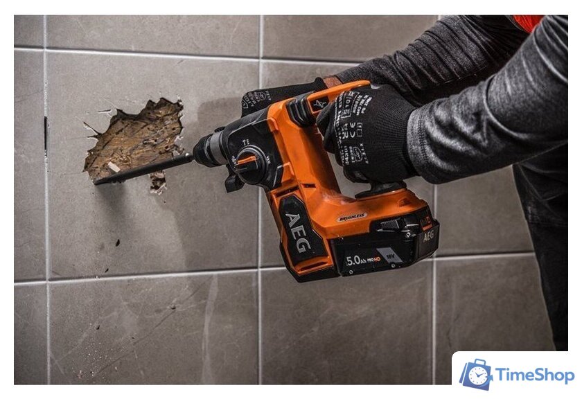 Перфоратор AEG Powertools BBH 18BL2-0 4935480697 (без АКБ) - Изображение №5 — Интернет-магазин Time-Shop