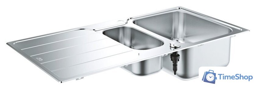 Кухонная мойка Grohe K500 60-S 100/50 1.5 rev 31572SD1 - Изображение №2 — Интернет-магазин Time-Shop