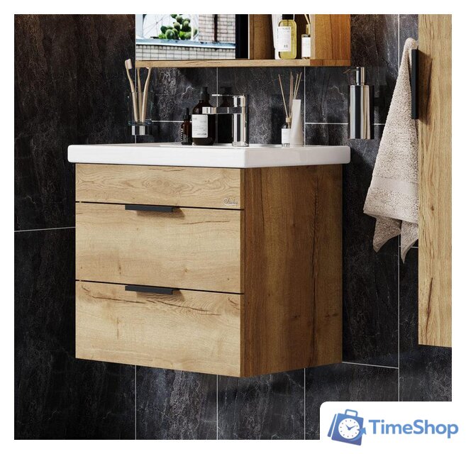  Onika Тумба под умывальник Легран 50.13 105031 (дуб галифакс) - Изображение №1 — Интернет-магазин Time-Shop