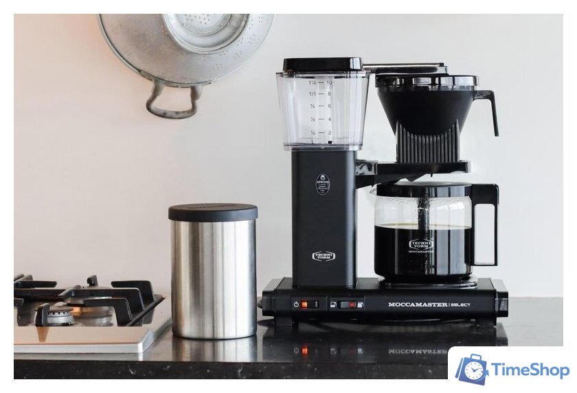 Капельная кофеварка Technivorm Moccamaster KBG741 Select (матовый черный) - Изображение №4 — Интернет-магазин Time-Shop