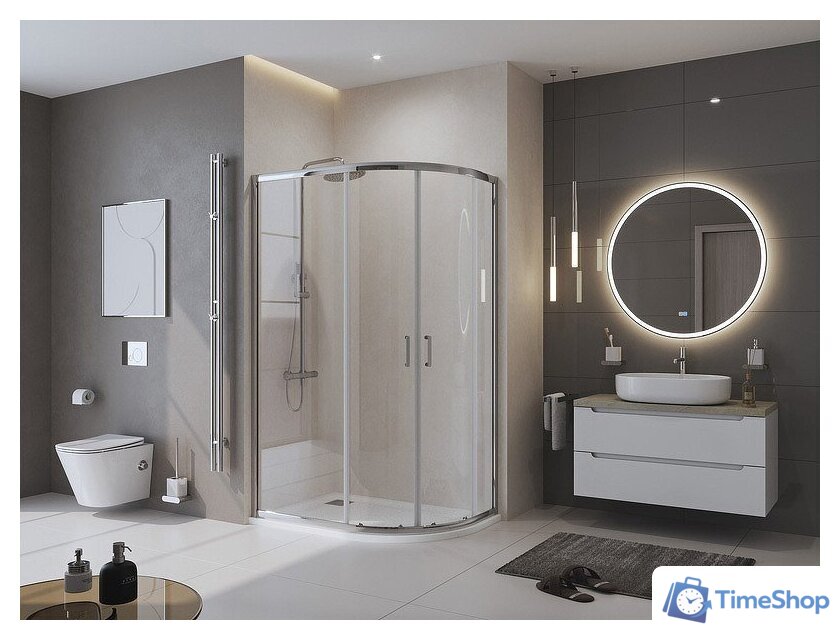 Душевой поддон BelBagno TRAY-MR-UNO-RH-120/90-550-35-W-L-CR 120x90 - Изображение №6 — Интернет-магазин Time-Shop