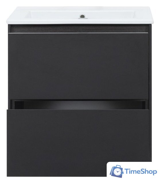  Aquanet Тумба под умывальник Милан 65 306379 (черный глянец) - Изображение №4 — Интернет-магазин Time-Shop