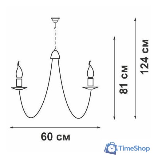 Подвесная люстра Vitaluce V1477/6 - Изображение №3 — Интернет-магазин Time-Shop