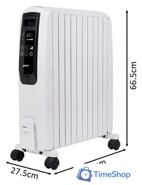 Масляный радиатор Yoer Inferno OFR1025W - Изображение №9 — Интернет-магазин Time-Shop