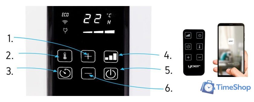 Масляный радиатор Yoer Inferno OFR1025W - Изображение №3 — Интернет-магазин Time-Shop