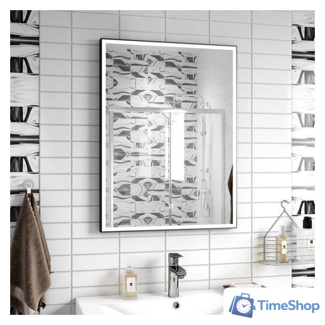  Континент Зеркало Life Led Black 50x70 - Изображение №8 — Интернет-магазин Time-Shop
