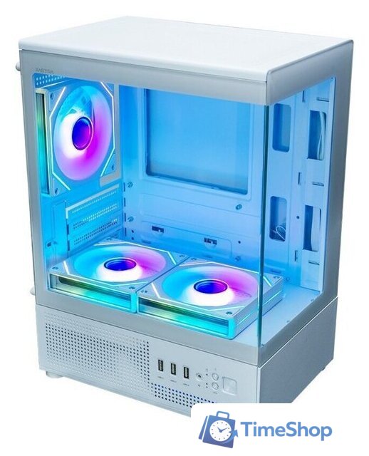 Корпус XASTRA Q300M 3ARGB-C6 (белый) - Изображение №9 — Интернет-магазин Time-Shop