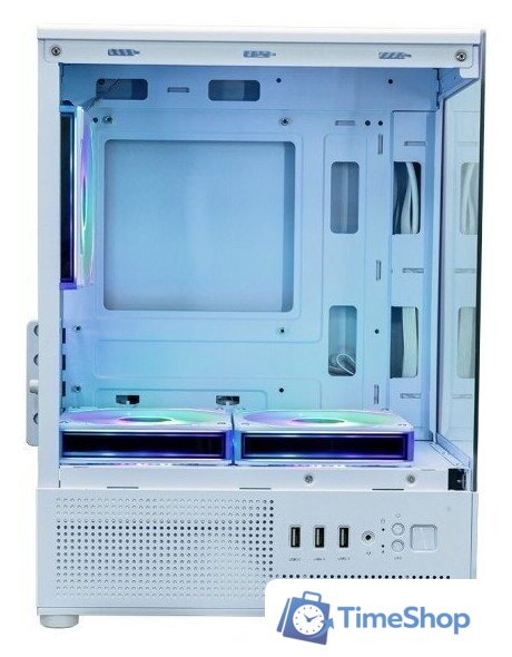 Корпус XASTRA Q300M 3ARGB-C6 (белый) - Изображение №4 — Интернет-магазин Time-Shop