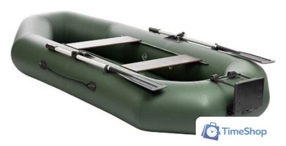 Моторно-гребная лодка Тонар Шкипер А280НТ (зеленый) - Изображение №2 — Интернет-магазин Time-Shop
