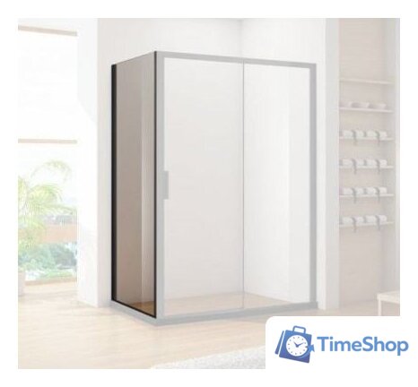 Душевая стенка Aquanet Pleasure AE60-F-80H200U-BT 80 (прозрачное стекло) - Изображение №1 — Интернет-магазин Time-Shop