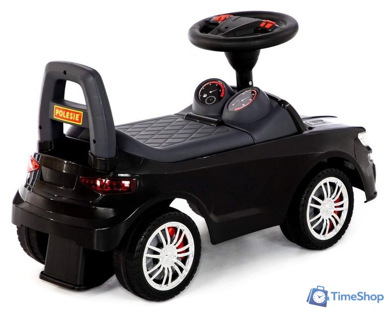 Каталка Полесье SuperCar №6 84613 (черный) - Изображение №4 — Интернет-магазин Time-Shop