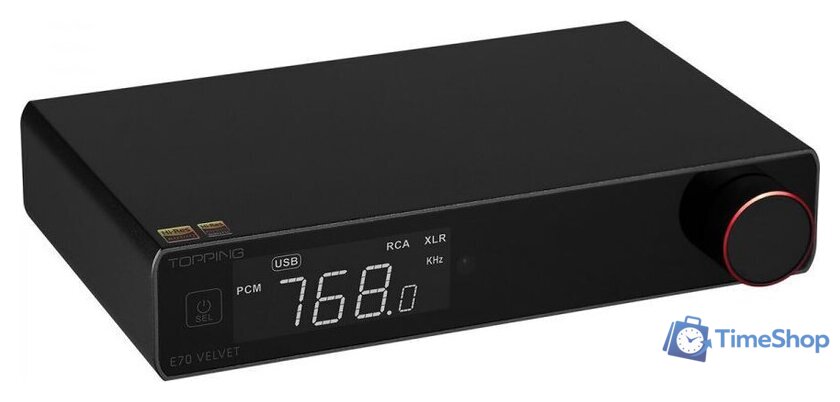 Цифро-аналоговый преобразователь Topping E70 Velvet (черный) - Изображение №2 — Интернет-магазин Time-Shop
