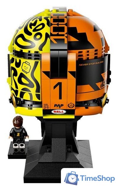Конструктор LEGO Editions 43023 Шлем McLaren Mastercard F1 Team Lando Norris Helmet - Изображение №5 — Интернет-магазин Time-Shop