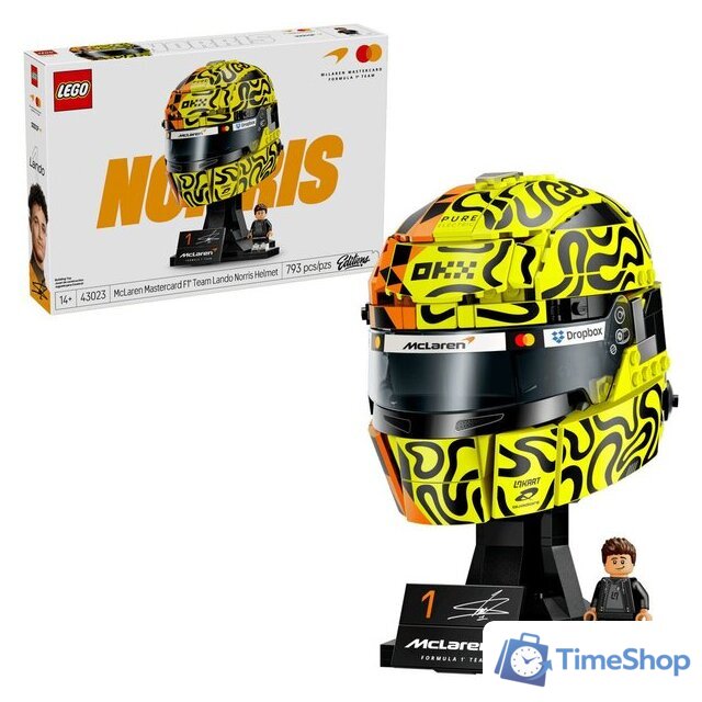 Конструктор LEGO Editions 43023 Шлем McLaren Mastercard F1 Team Lando Norris Helmet - Изображение №1 — Интернет-магазин Time-Shop