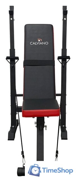 Силовая скамья Calviano 1008 (красный/черный) - Изображение №2 — Интернет-магазин Time-Shop