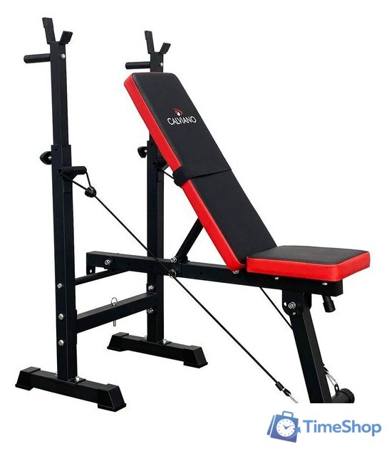 Силовая скамья Calviano 1008 (красный/черный) - Изображение №1 — Интернет-магазин Time-Shop