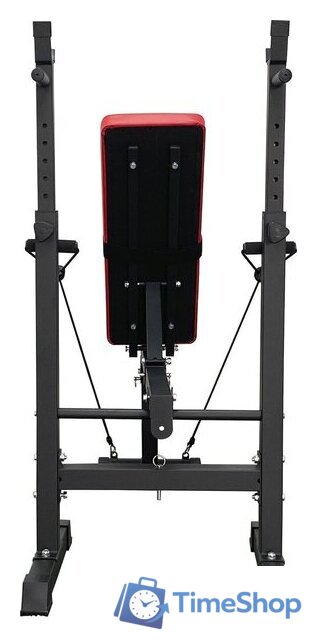 Силовая скамья Calviano 1008 (красный/черный) - Изображение №6 — Интернет-магазин Time-Shop