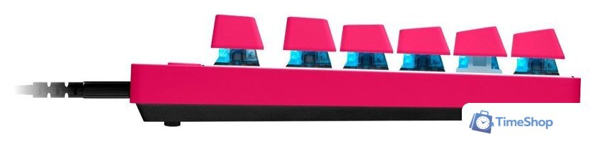 Клавиатура Logitech G Pro X TKL Rapid Analog 920-013253 (розовый, нет кириллицы) - Изображение №5 — Интернет-магазин Time-Shop