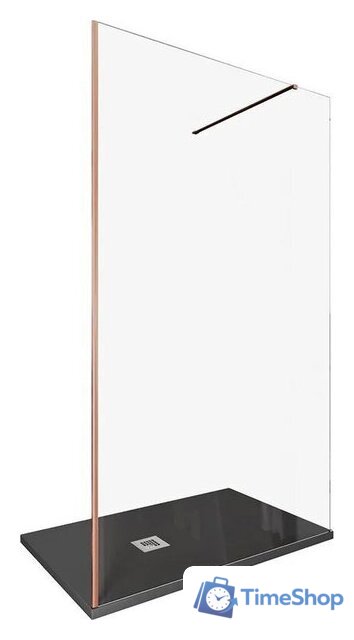 Душевая стенка Allen Brau Infinity 3.21017.60 323809 (медь браш) - Изображение №2 — Интернет-магазин Time-Shop