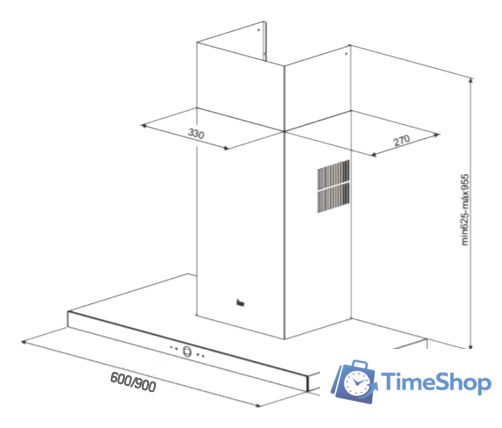 Кухонная вытяжка TEKA DSJ 650 - Изображение №2 — Интернет-магазин Time-Shop