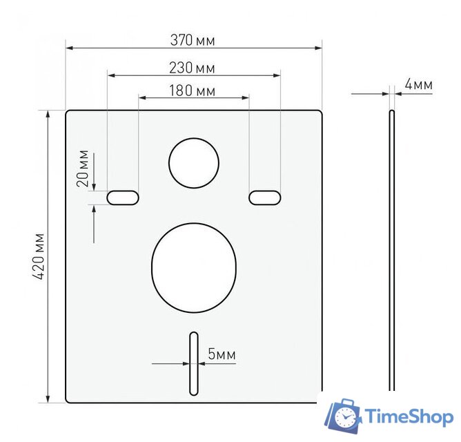 Унитаз подвесной Berges Wasserhaus Quattro S Rimless 043364 (с сиденьем и кнопкой смыва) - Изображение №11 — Интернет-магазин Time-Shop