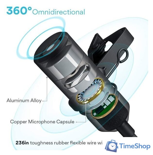 Проводной микрофон Maono AU-100R - Изображение №2 — Интернет-магазин Time-Shop