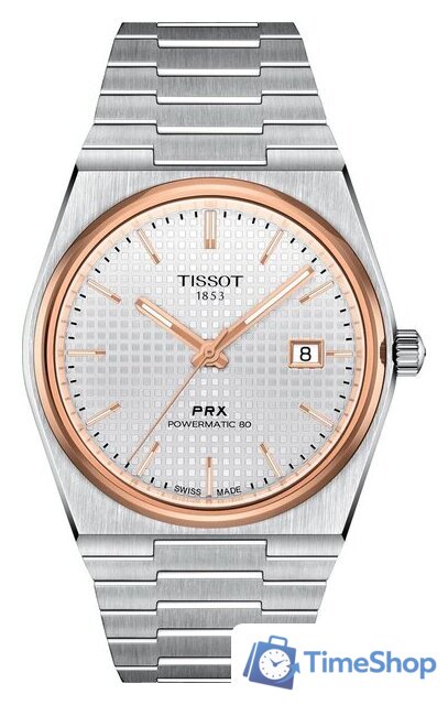 Наручные часы Tissot PRX Powermatic 80 T137.407.21.031.00 - Изображение №1 — Интернет-магазин Time-Shop