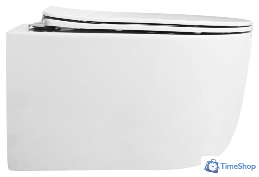 Унитаз подвесной Roxen Vortex Tornado в комплекте с инсталляцией StounFix Dual Fresh 6 в 1 964480 (кнопка: белый глянец) - Изображение №6 — Интернет-магазин Time-Shop