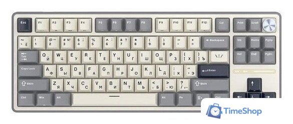 Клавиатура Royal Kludge R87 Pro Half Grey (RK Brown) - Изображение №2 — Интернет-магазин Time-Shop