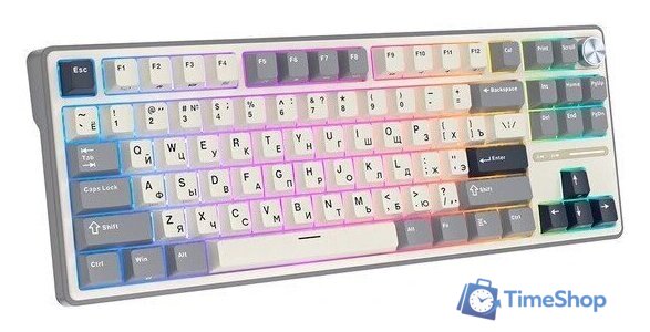 Клавиатура Royal Kludge R87 Pro Half Grey (RK Brown) - Изображение №4 — Интернет-магазин Time-Shop