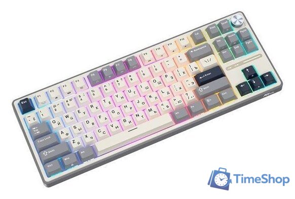 Клавиатура Royal Kludge R87 Pro Half Grey (RK Brown) - Изображение №5 — Интернет-магазин Time-Shop