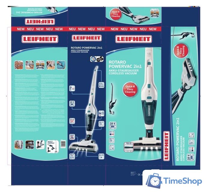 Пылесос Leifheit Rotaro PowerVac 11927 - Изображение №5 — Интернет-магазин Time-Shop