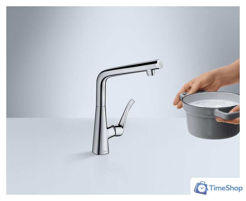 Смеситель Hansgrohe Metris Select 14883000 - Изображение №2 — Интернет-магазин Time-Shop