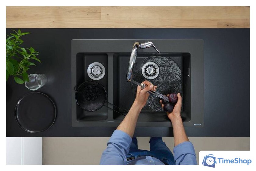 Смеситель Hansgrohe Talis M51 73850800 (стальной) - Изображение №4 — Интернет-магазин Time-Shop