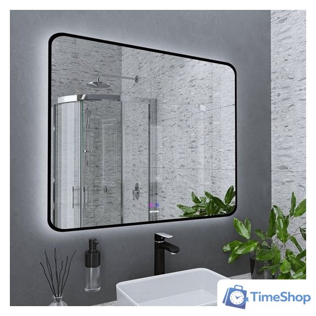  Grossman Зеркало Elegans-норма Black LED 1790802 (с сенсорным выключателем и подогревом) - Изображение №3 — Интернет-магазин Time-Shop