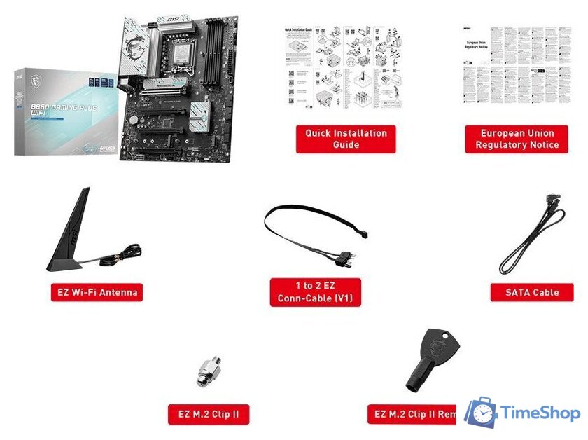 Материнская плата MSI B860 Gaming Plus WiFi - Изображение №2 — Интернет-магазин Time-Shop