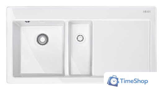 Кухонная мойка Franke Mythos MTK 651-100 (белый, чаша слева) - Изображение №1 — Интернет-магазин Time-Shop