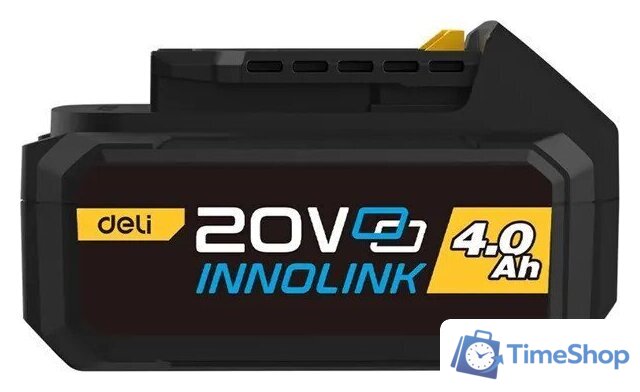 Аккумулятор с зарядным устройством Deli EDL-CM20A4E (20В/2x4 Ah + 20В) - Изображение №3 — Интернет-магазин Time-Shop