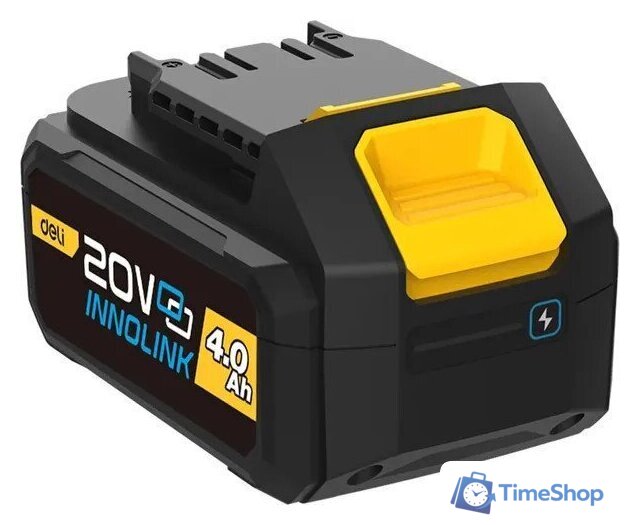 Аккумулятор с зарядным устройством Deli EDL-CM20A4E (20В/2x4 Ah + 20В) - Изображение №7 — Интернет-магазин Time-Shop