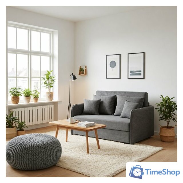 Диван Mio Tesoro Анри SB2 (Kunso Dark Grey) - Изображение №6 — Интернет-магазин Time-Shop
